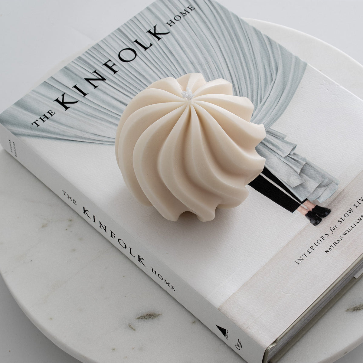 Swirl Ball Candle