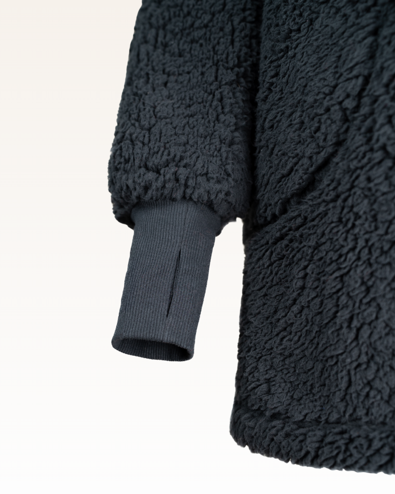 The Warrior Effect™ By Jill Martin Bedazzled Logo Sherpa Lounger Jacket