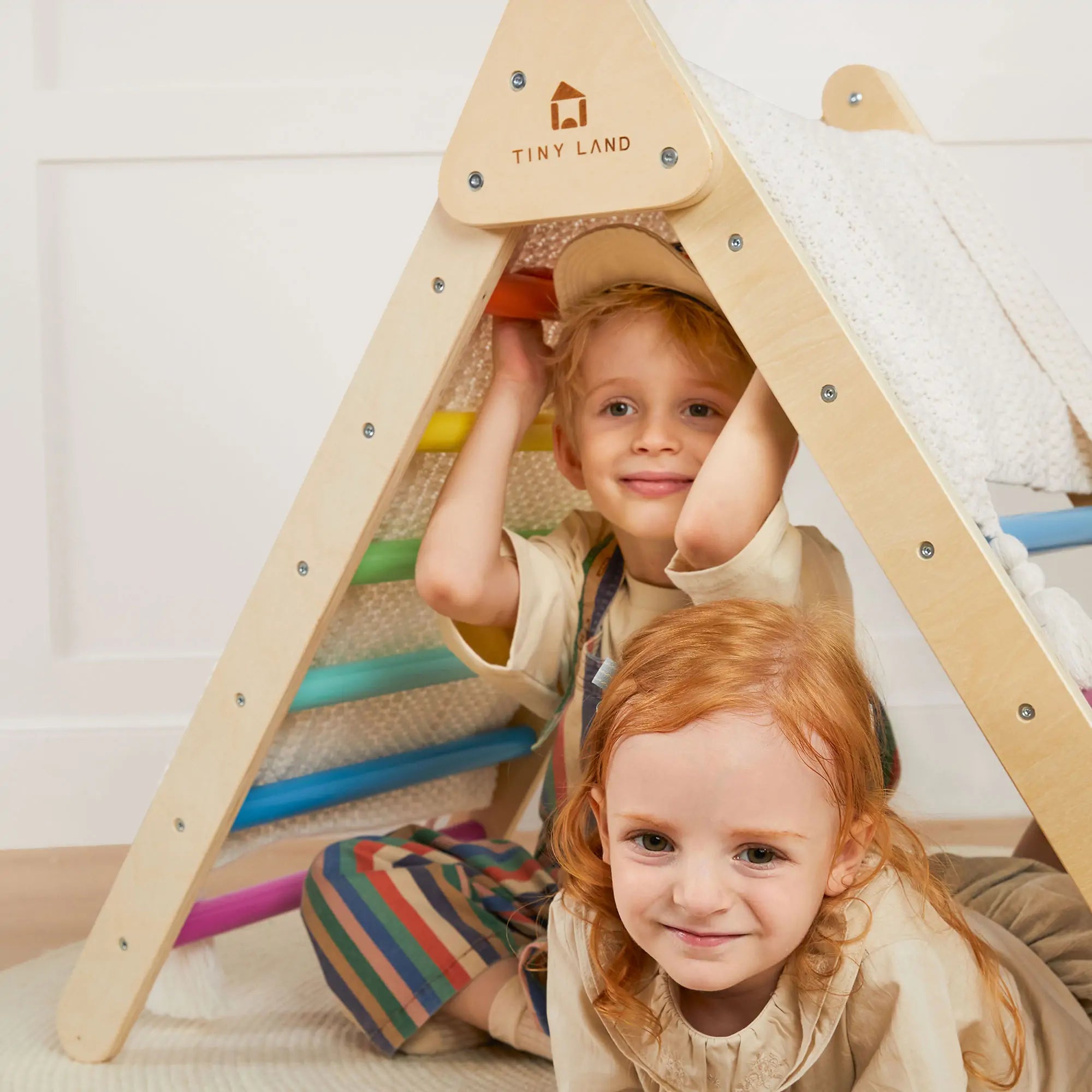 Tiny Land® 7-In-1 Rainbow Climbing Set