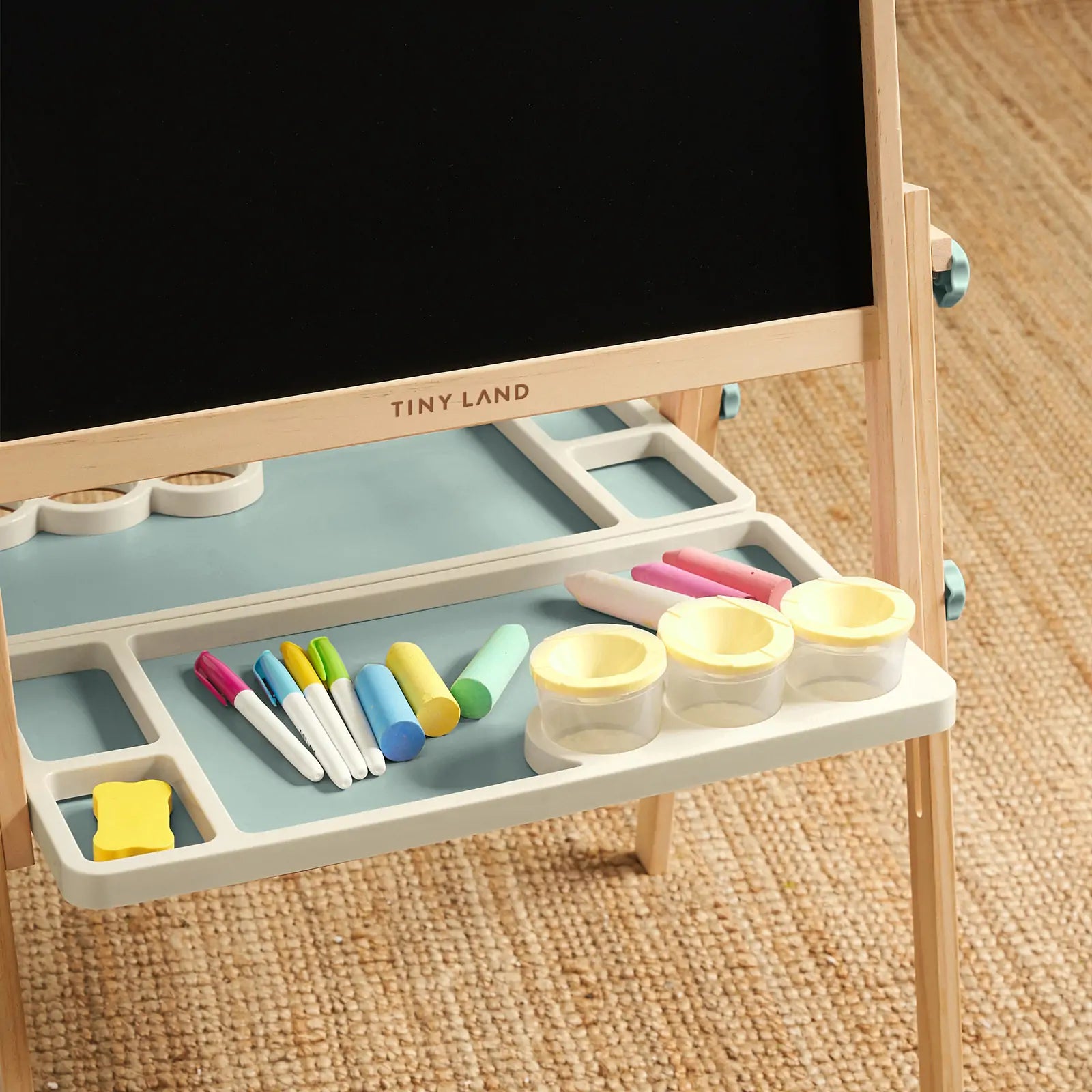 Tiny Land® Magnitales Easel For Kids - Green
