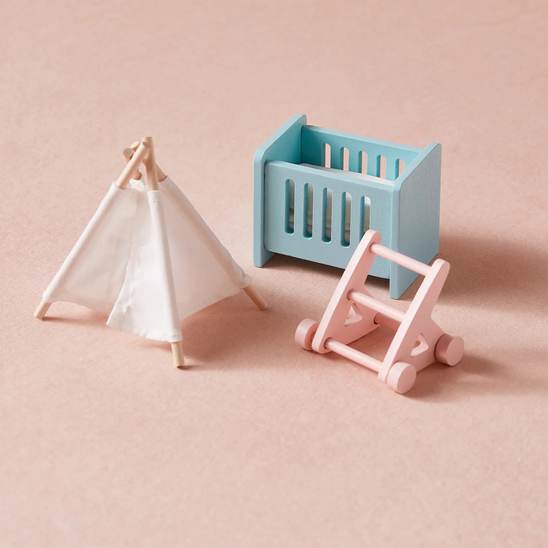 Tiny Land® Sweetwood Love Dollhouse Without Dolls