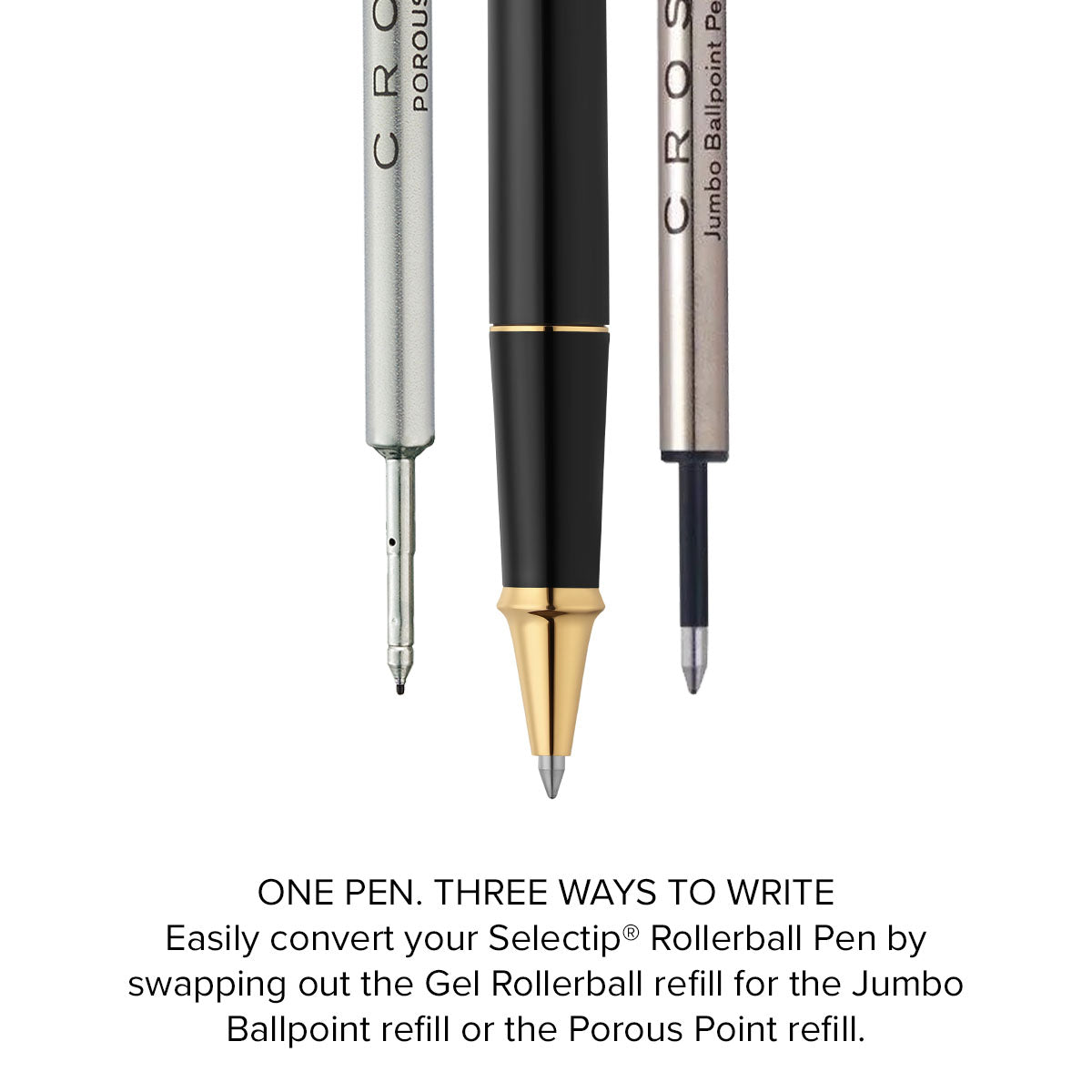 Townsend® Classic Black Lacquer Rollerball Pen