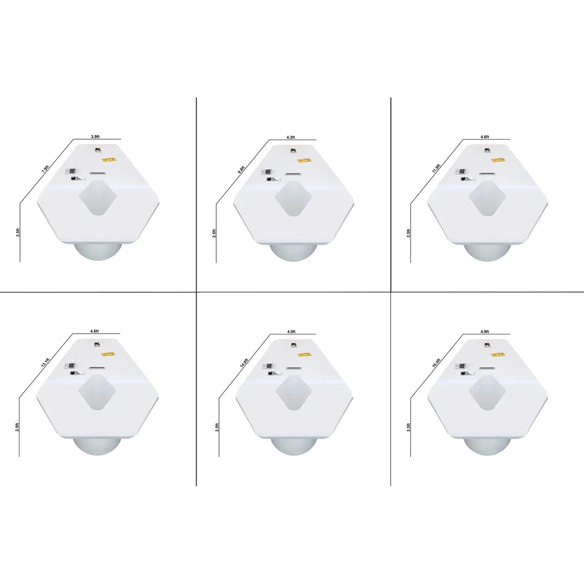 Vertix · Conference Room Table, Tapered Hexagon
