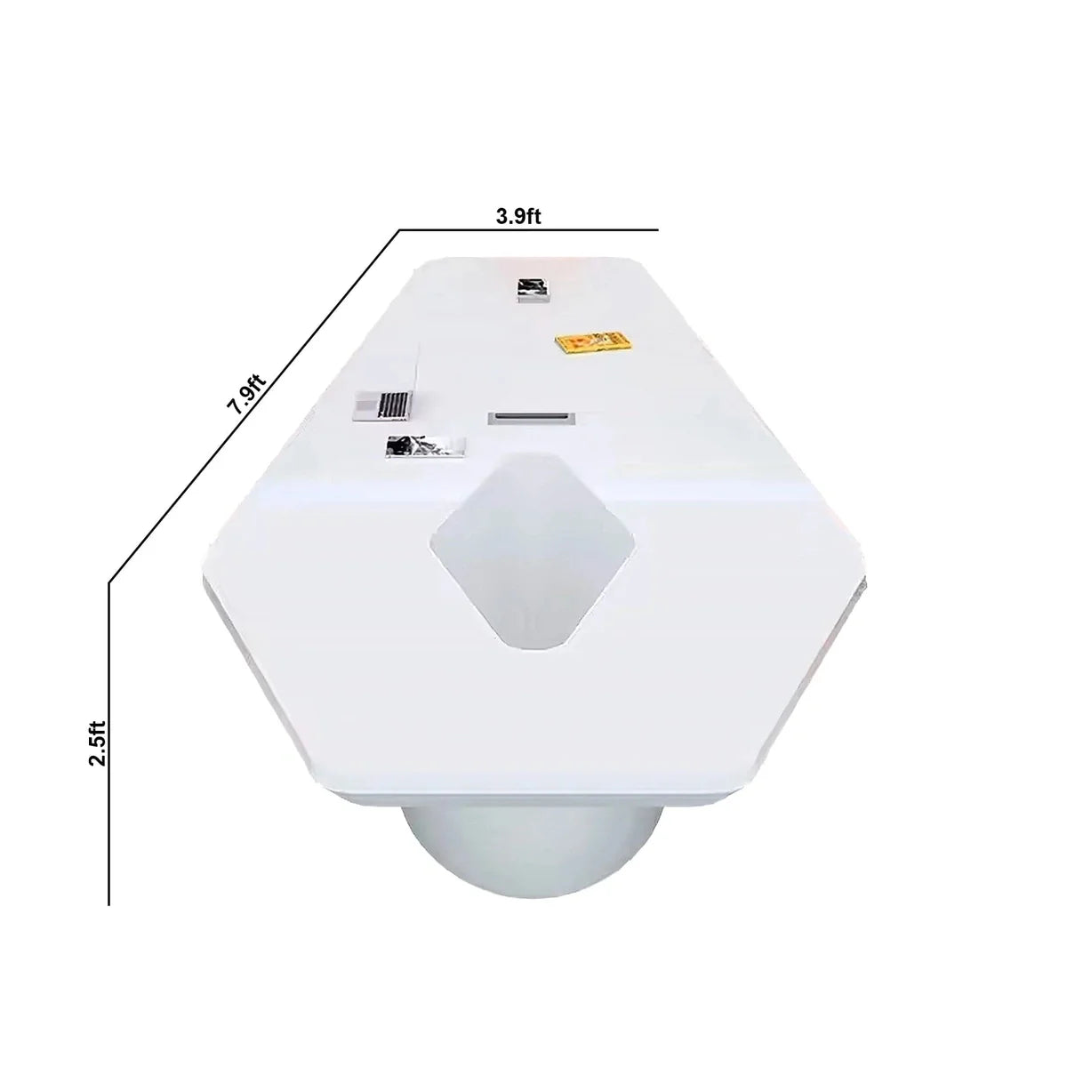 Vertix · Conference Room Table, Tapered Hexagon
