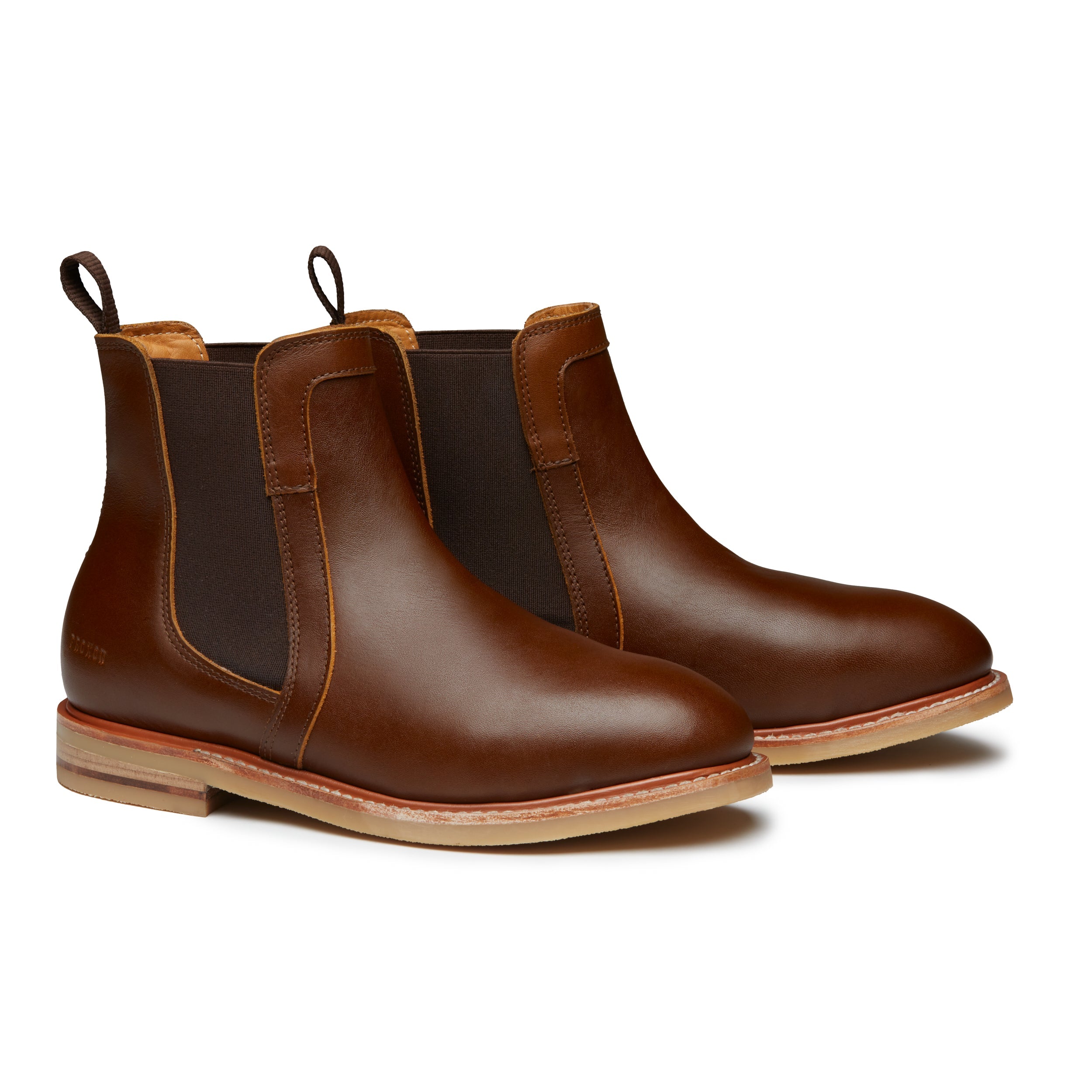 WOMEN STEEL TOE CHELSEA WORK BOOT ICON AMBER