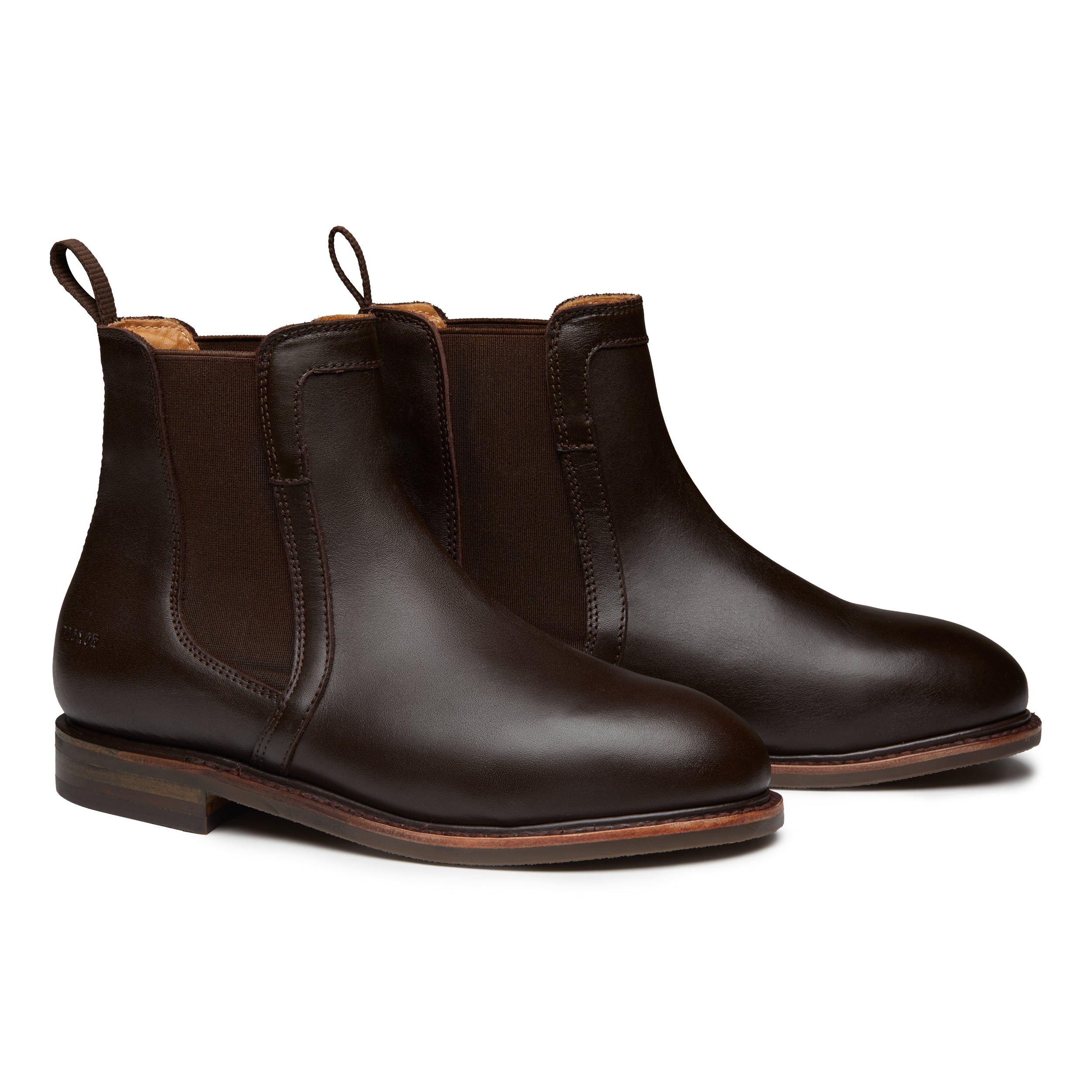 WOMEN STEEL TOE CHELSEA WORK BOOT ICON BROWN