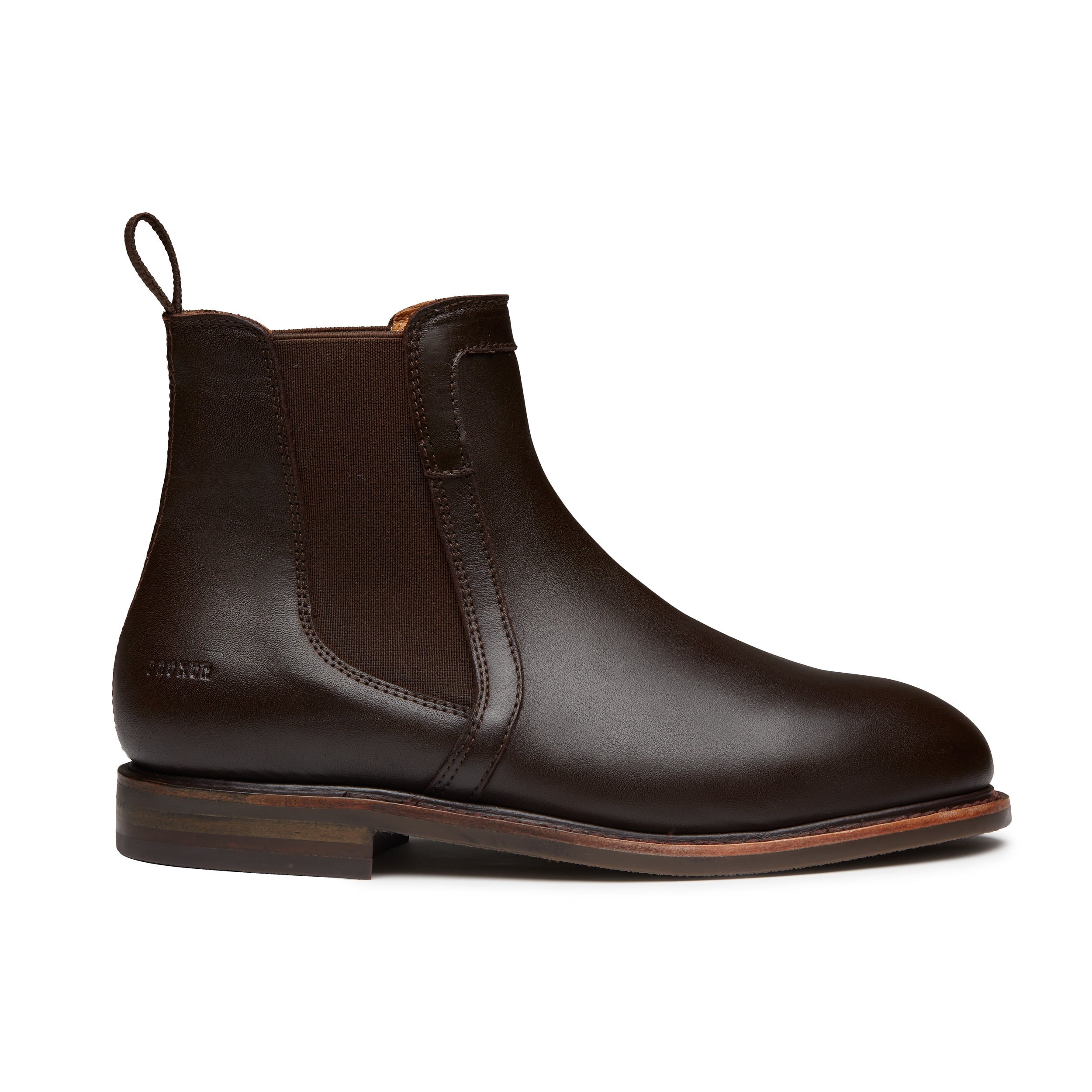 WOMEN STEEL TOE CHELSEA WORK BOOT ICON BROWN