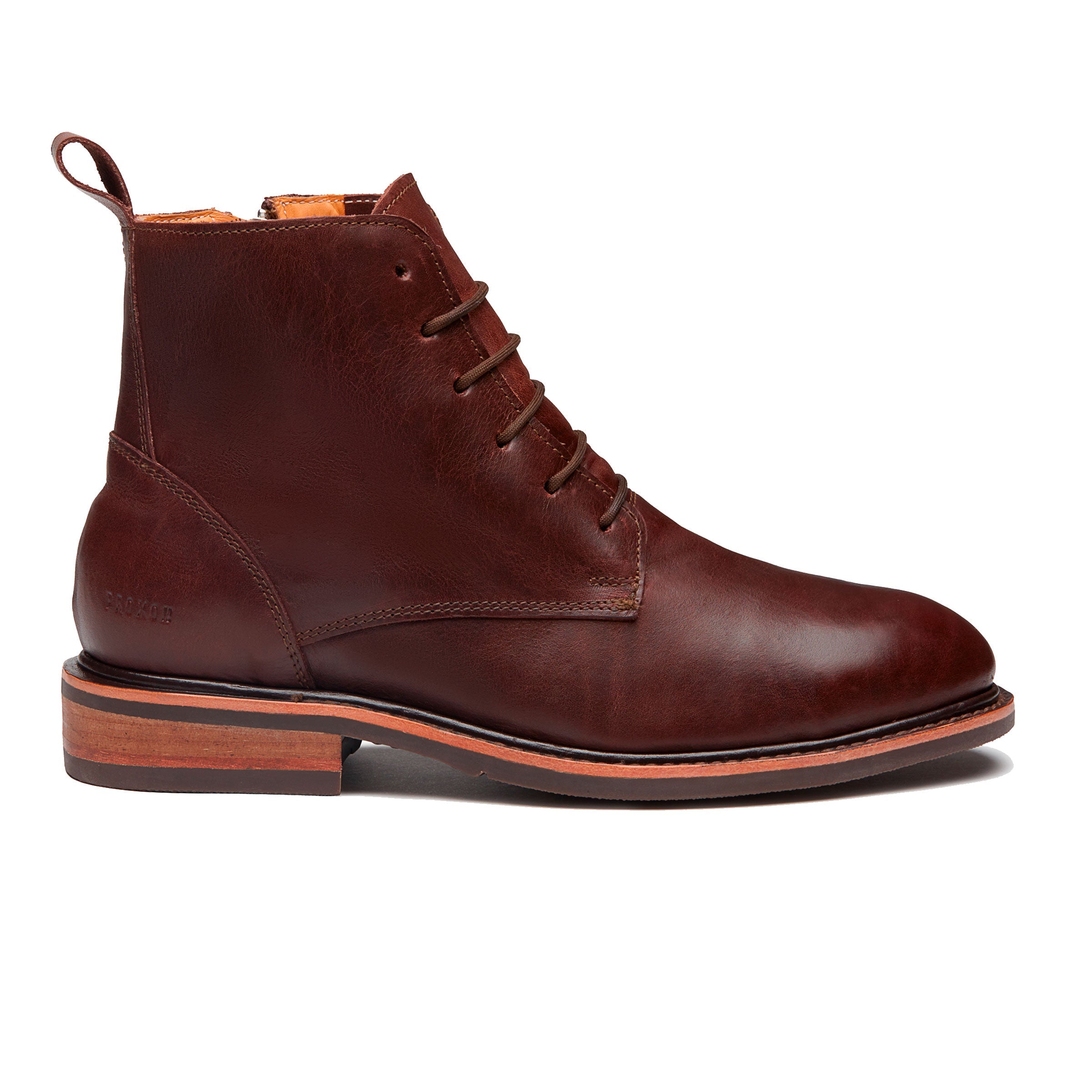 WOMEN STEEL TOE WORK BOOT ELISE BROWN