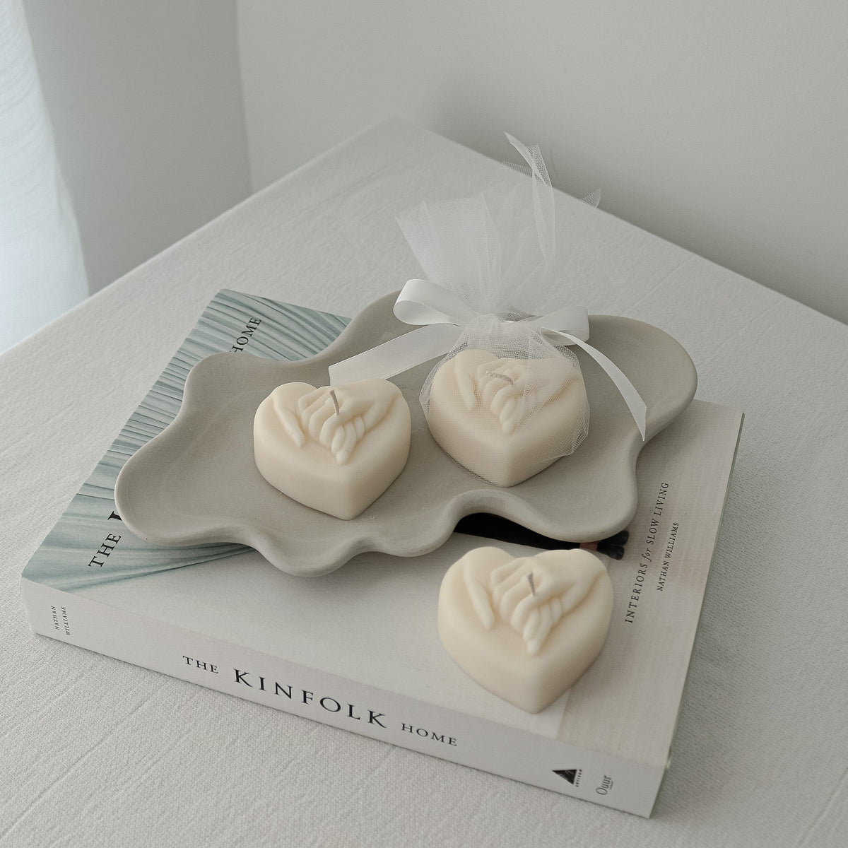 Wedding Candle Favors | Hand in Hand Soy Candles for Bridal Shower