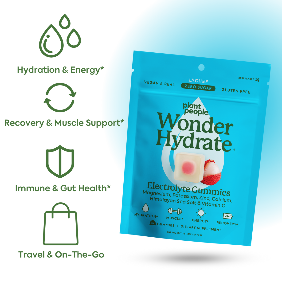 Wonder Hydrate Electrolyte Gummies