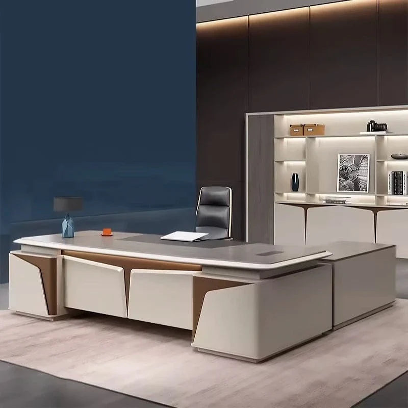 Wynn · Executive Desk w/ Mobile Storage