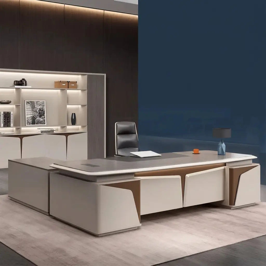 Wynn · Executive Desk w/ Mobile Storage