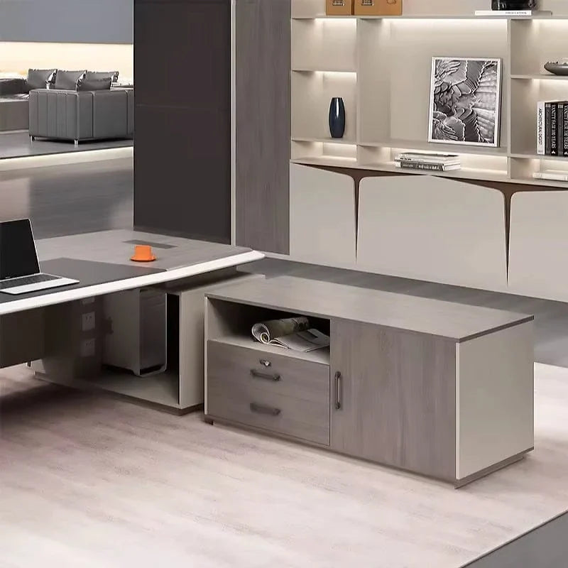 Wynn · Executive Desk w/ Mobile Storage
