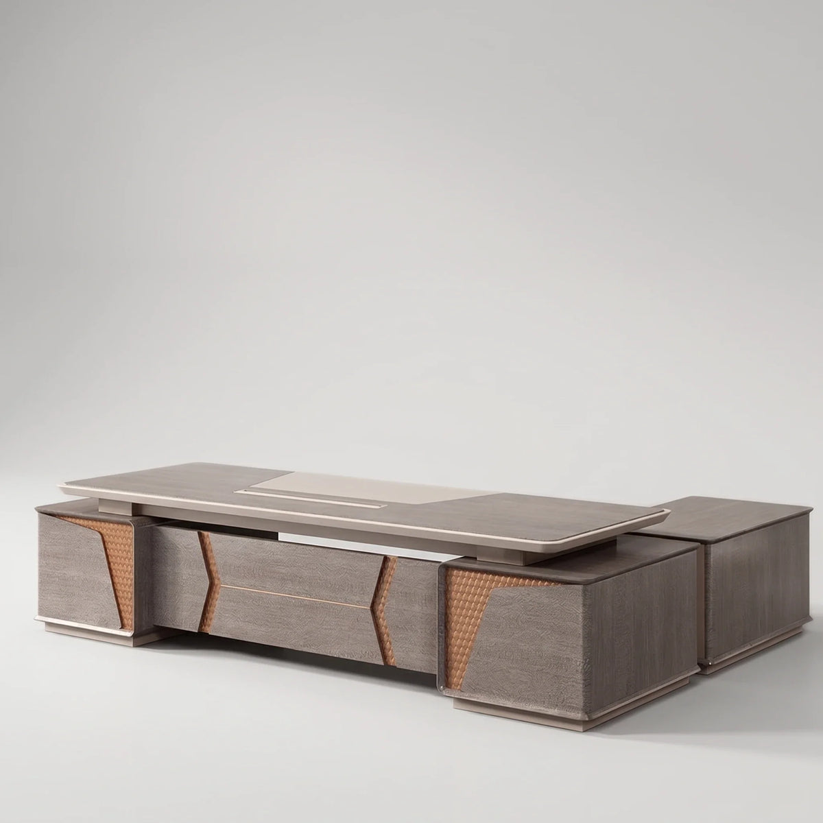 York · Grand Executive Desk w/ Mobile Storage