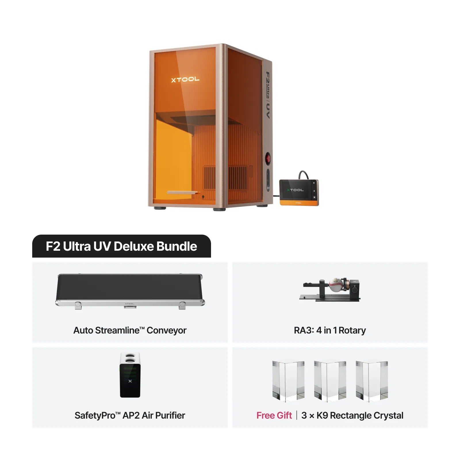 xTool F2 Ultra UV 5W UV Laser Engraver