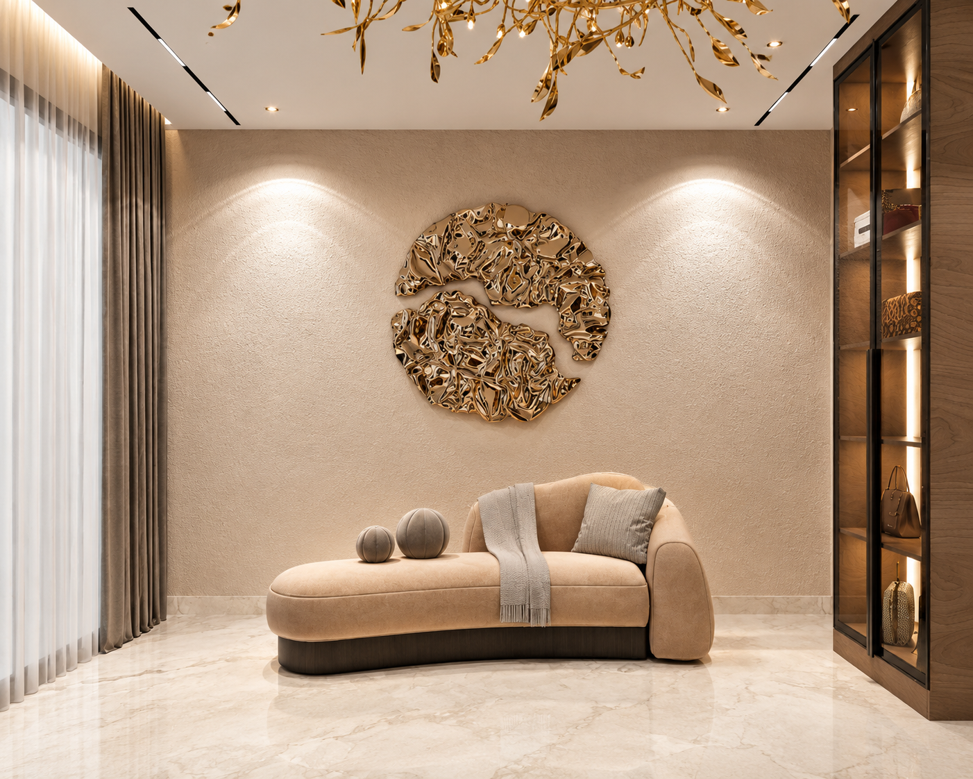 Single Chaise Lounge Sofa