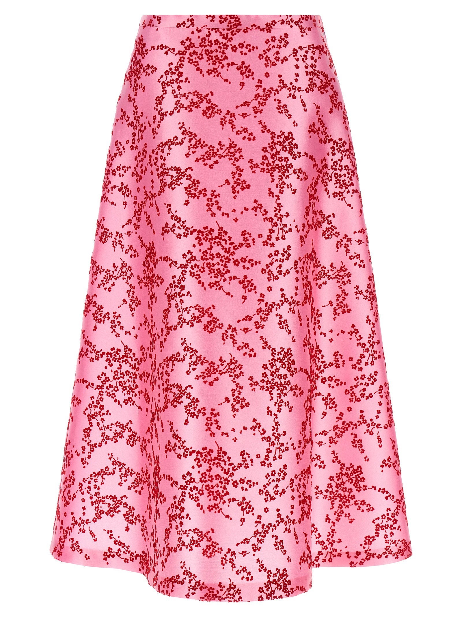 Alberta Ferretti Mikado Floreale Skirt