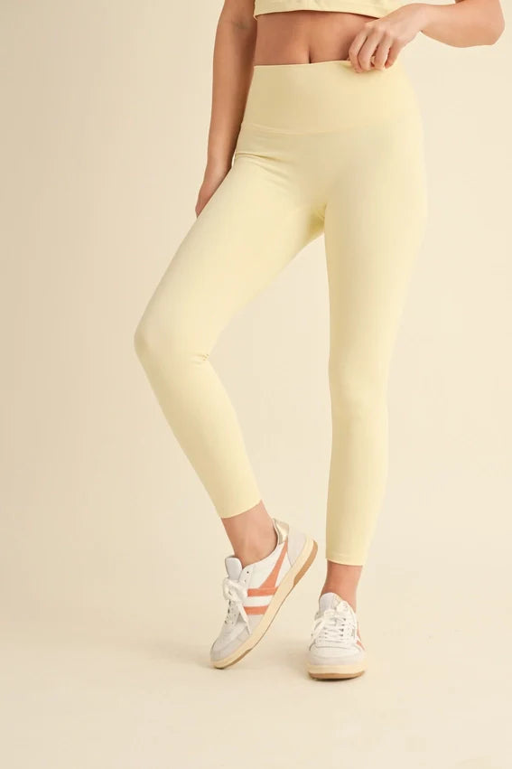 Aligned Performance High-Rise Lemon
