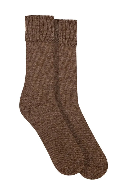 Alpaca Everyday Socks Brown