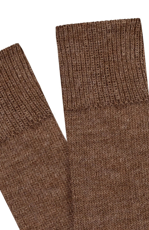 Alpaca Everyday Socks Brown