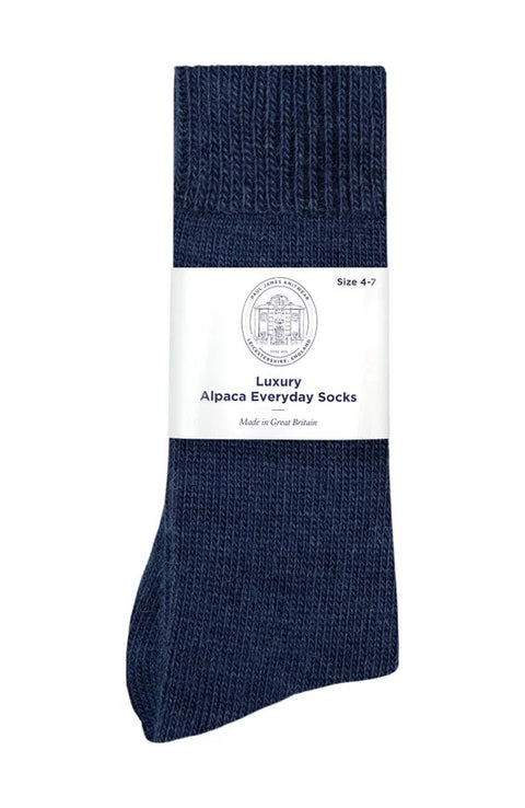Alpaca Everyday Socks Navy