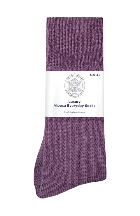 Alpaca Everyday Socks Purple