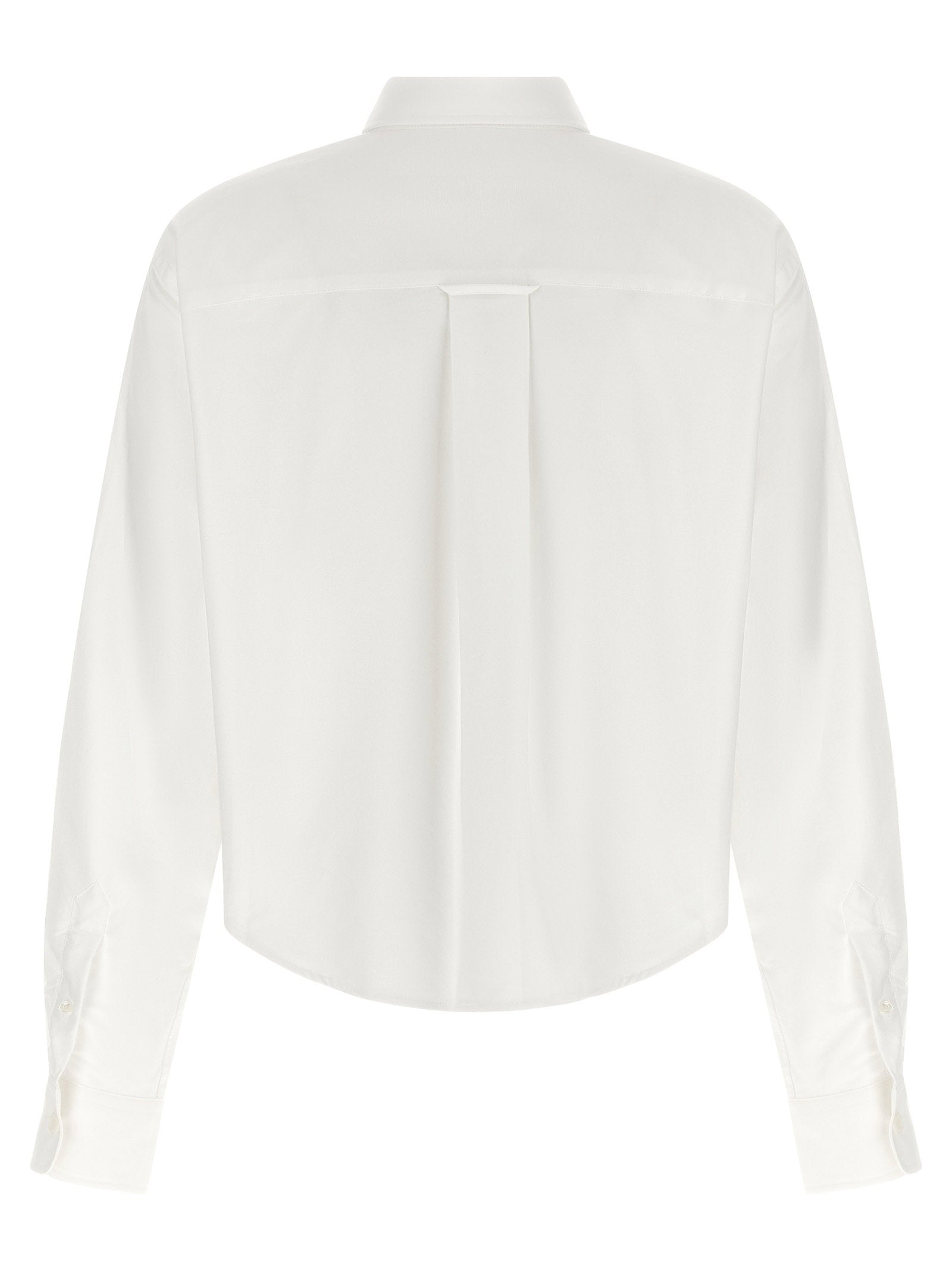 Ami Paris Ami De Coeur Cropped Shirt