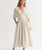 Amiee Pleated Midi Dress