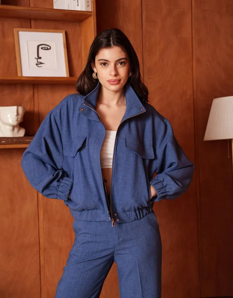 Aura High-Neck Bomber