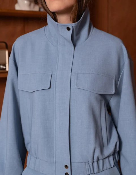 Aura High-Neck Bomber