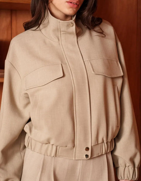 Aura High-Neck Bomber