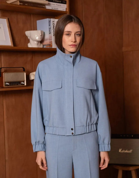 Aura High-Neck Bomber