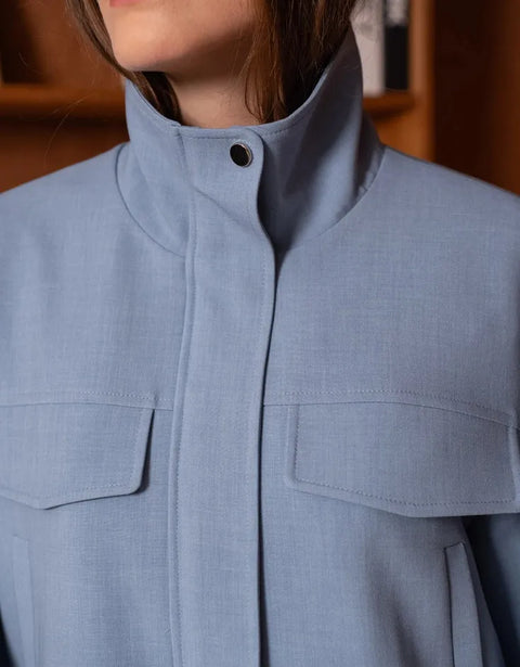 Aura High-Neck Bomber
