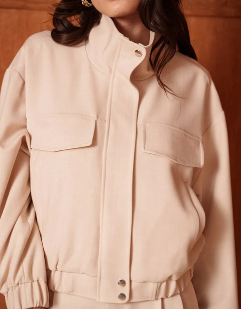 Aura High-Neck Bomber