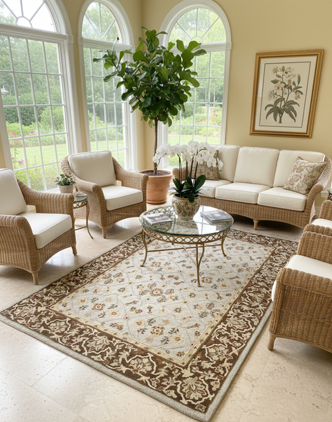 Persian-Inspired. Modern Defined. Turkish Made Rug, size 5" x 7' 6"