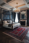 Timeless Beauty, Woven by Hand. Antique Persian Mahajaran Sarouk Rug, size 4' 4" x 6' 7"