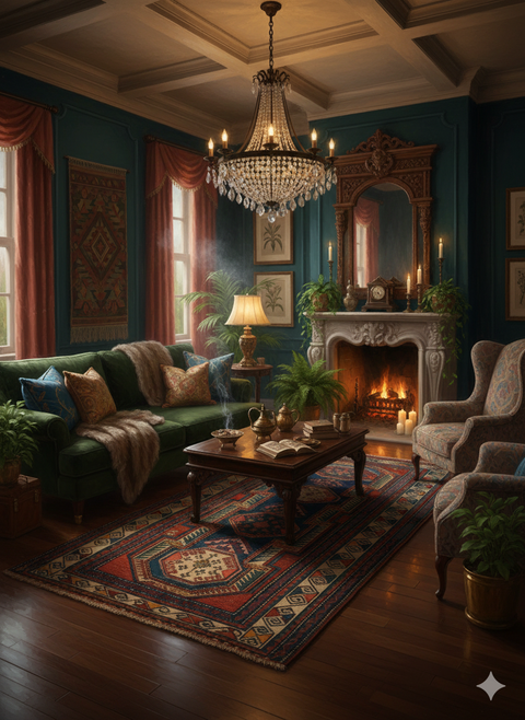 Timeless Beauty, Woven by Hand. Antique Persian Rug, size 3' 5" x 6' 2"(F)