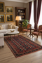 Terkaman Tribal Afghan Oriental Rug, size 4' 5" x 6' 10"