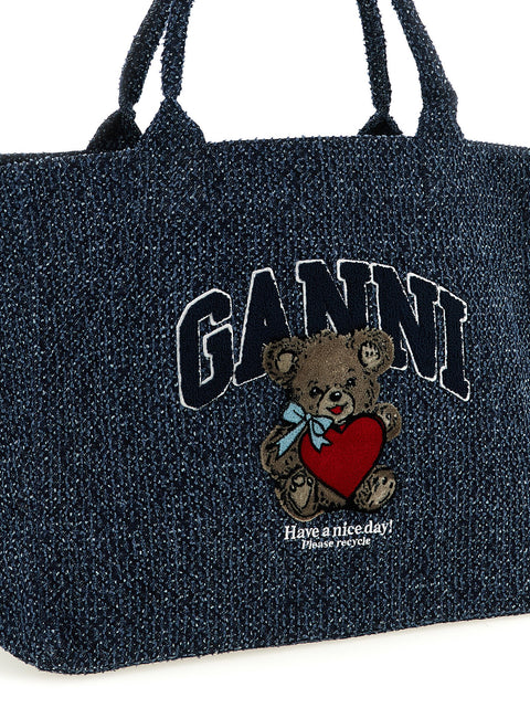 Ganni Xxl Bear Shopping Bag