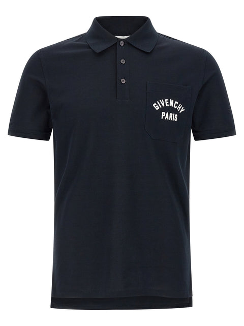 Givenchy Pocket Embroidery Polo Shirt