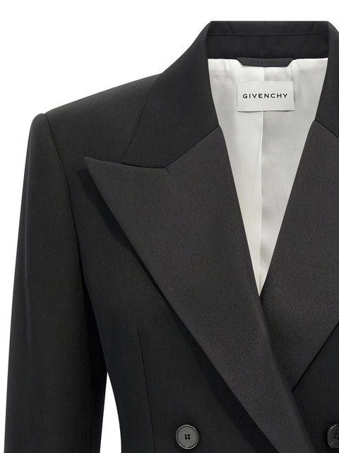 Givenchy Satin Lapel Blazer