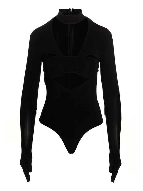 Ambush Heart Shaped Gloves Bodysuit