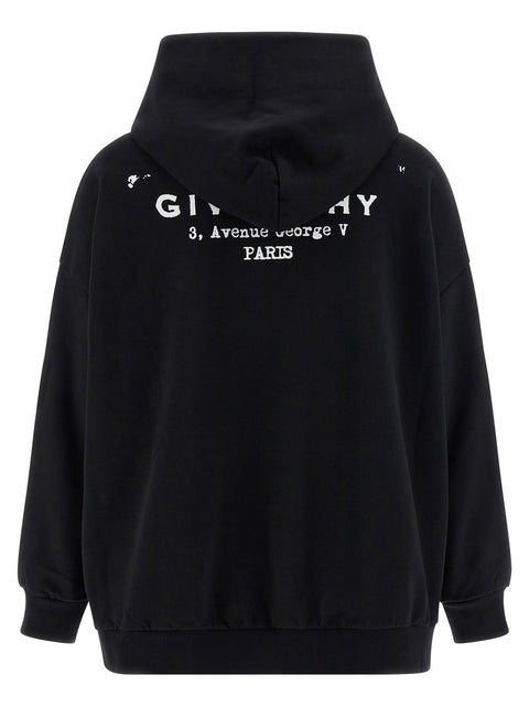 Givenchy Logo Print Hoodie
