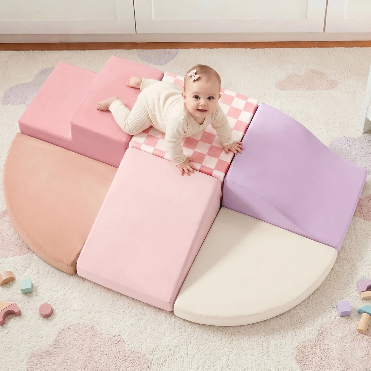 Tiny Land® PlayNest Climbing Blocks - Violet