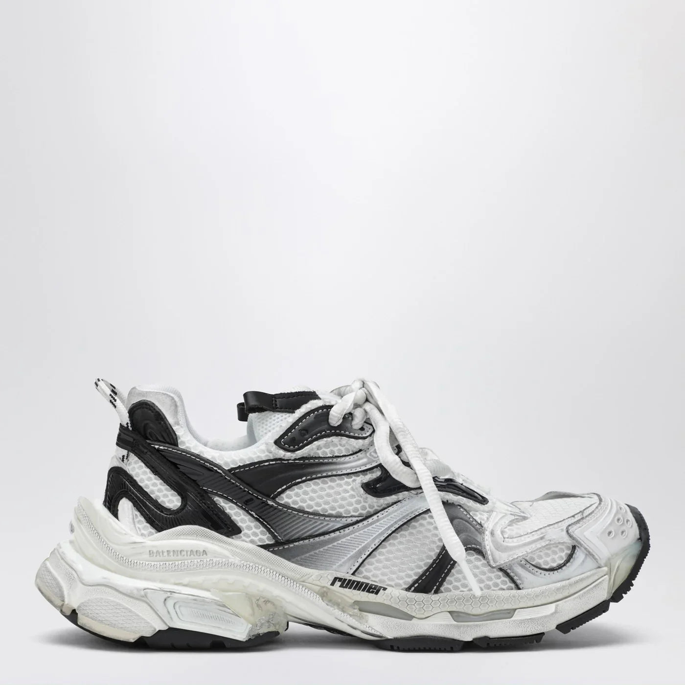 Balenciaga Runner 2 Gradient sneakers in white/black