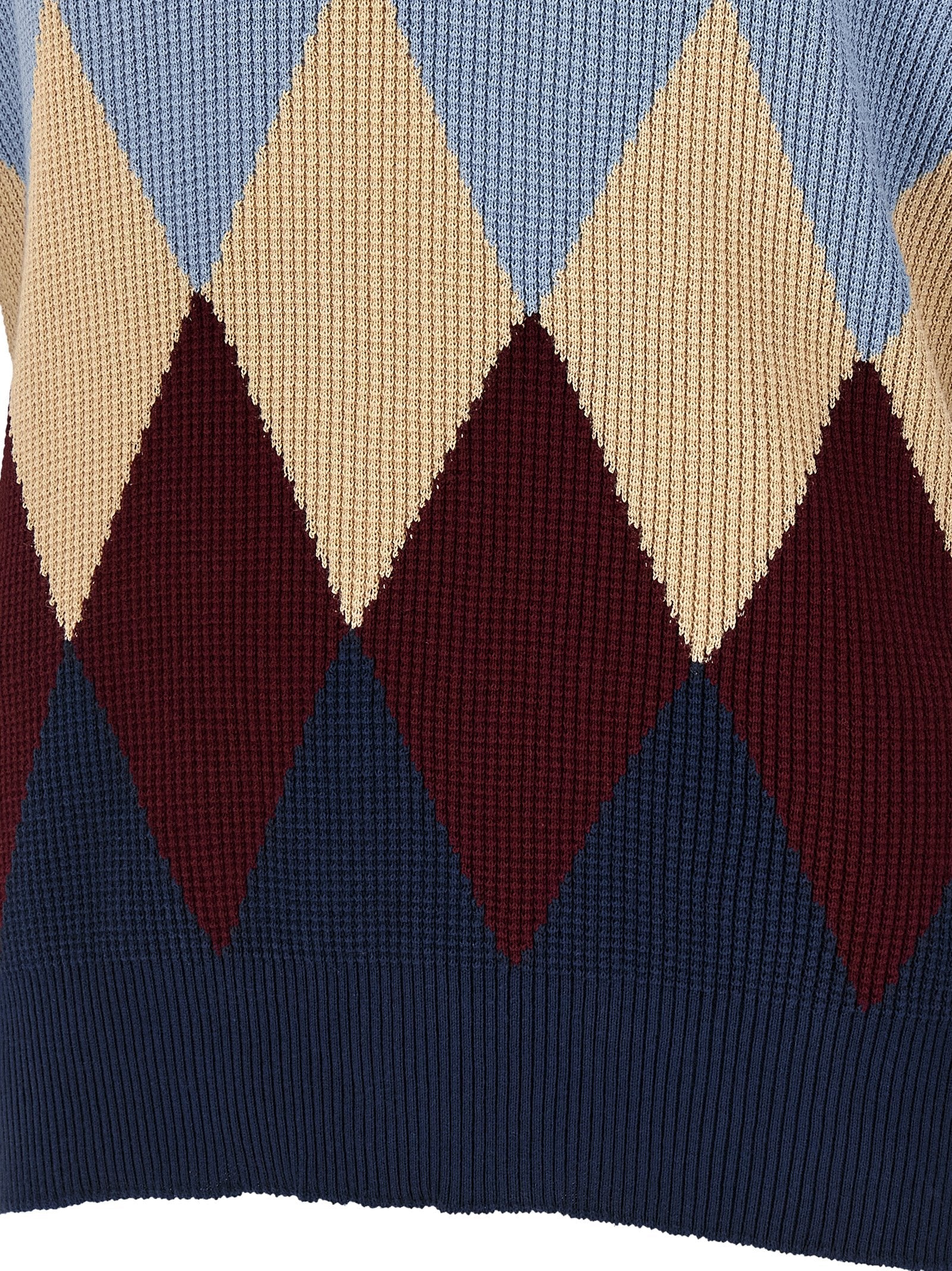 Ballantyne Argyle Pattern Sweater
