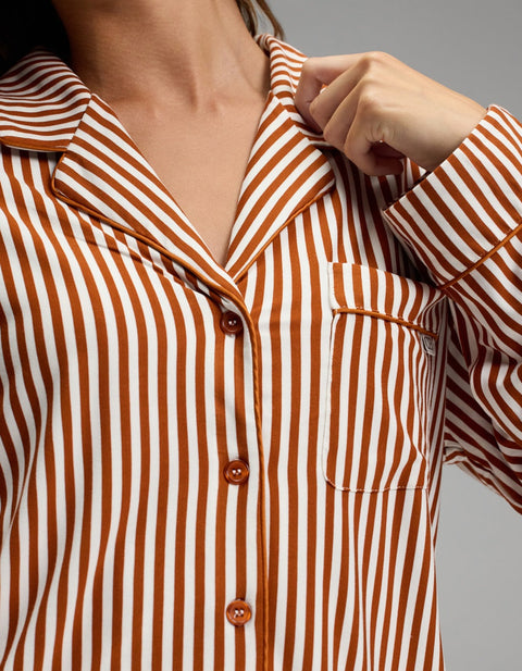 Women's Bamboo Stretch-Knit Long Sleeve Pajama Set (Collective)