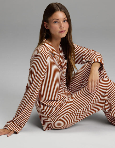 Women's Bamboo Stretch-Knit Long Sleeve Pajama Set (Collective)