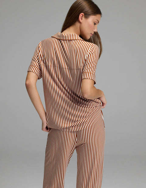 Women's Bamboo Stretch-Knit Short Sleeve Pajama Top (Collective)