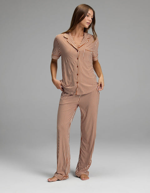 Women's Bamboo Stretch-Knit Short Sleeve Pajama Top (Collective)